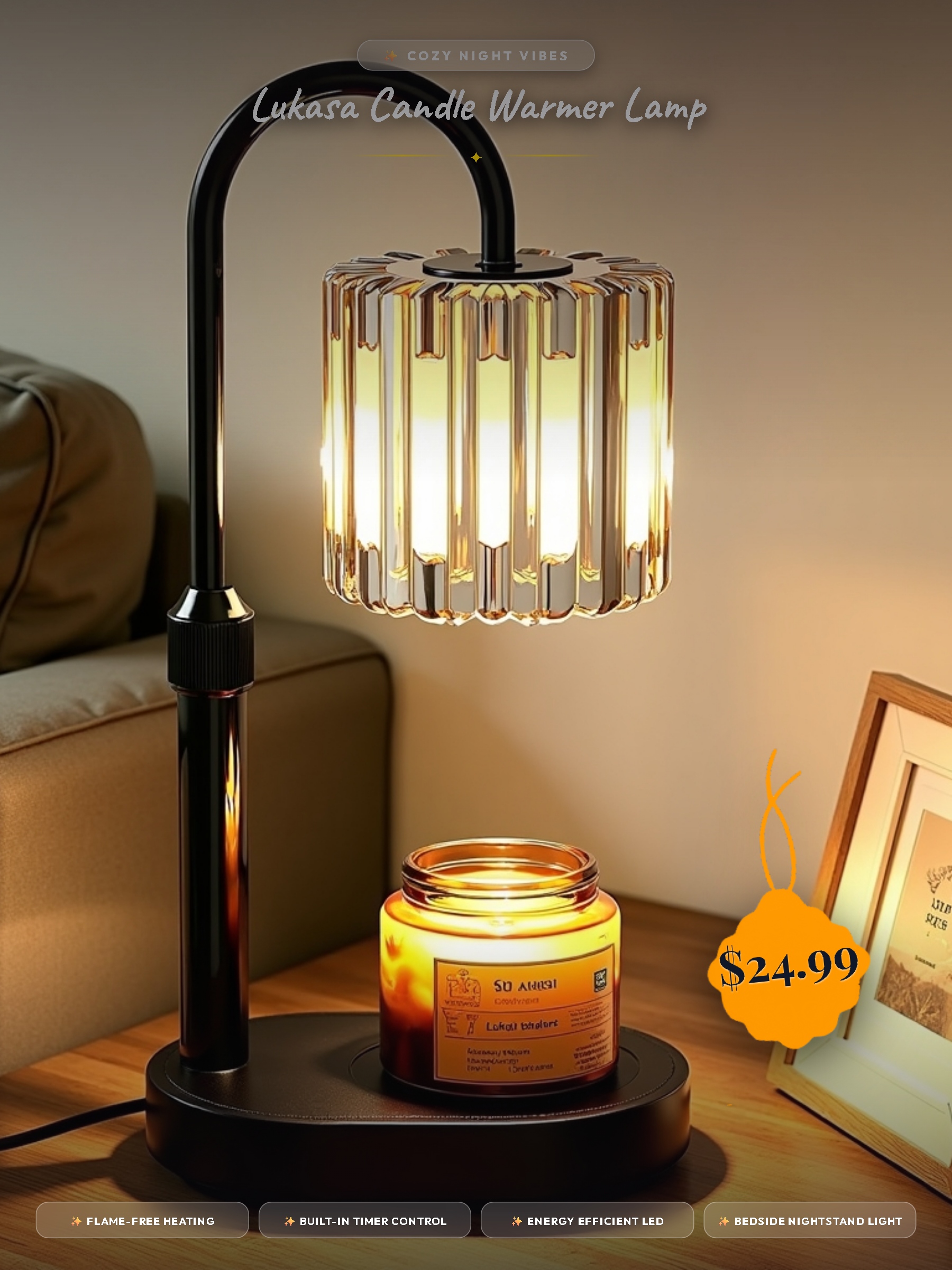 Lukasa Candle Warmer Lamp