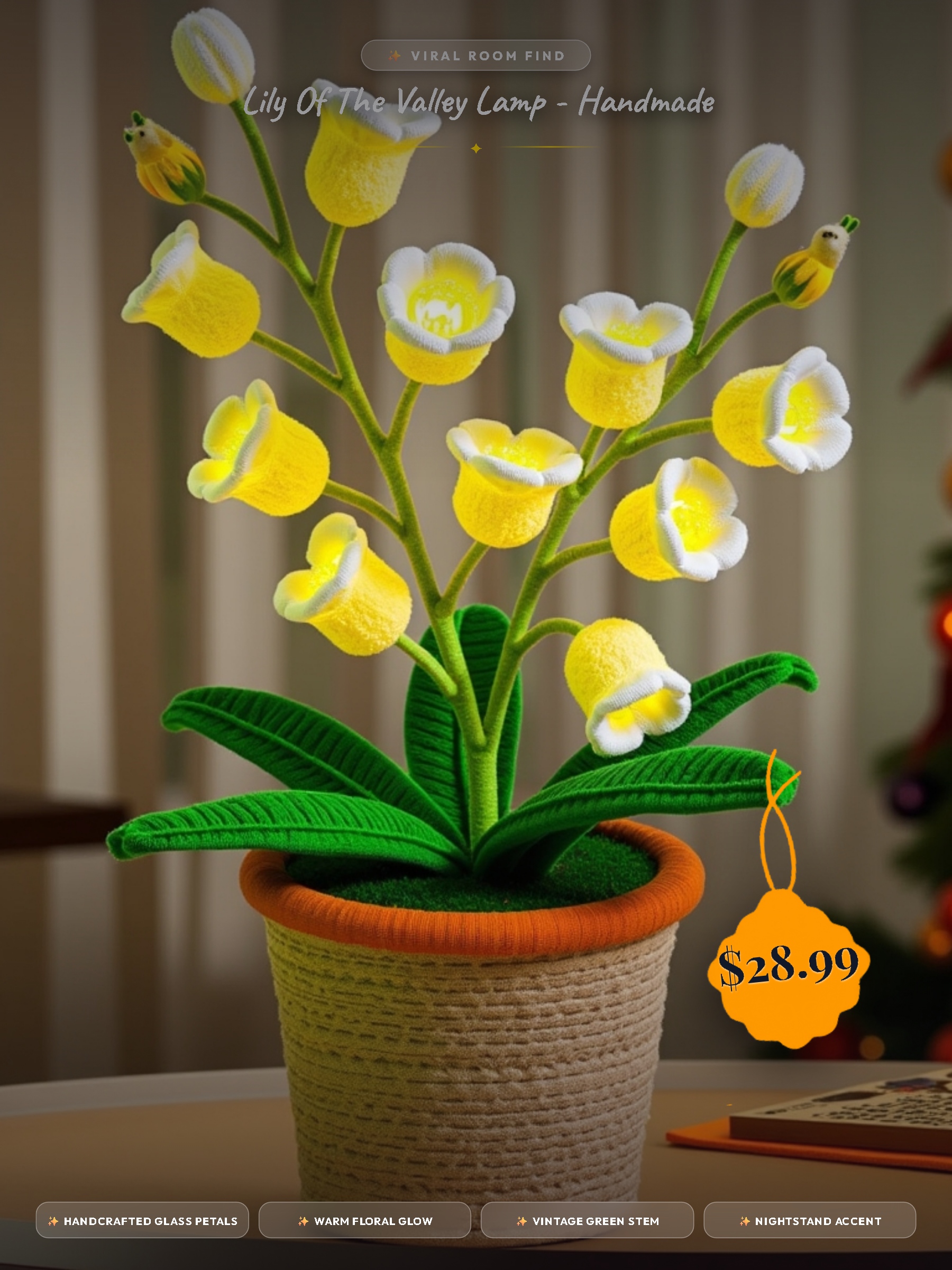 Lily of the Valley Handmade Flower